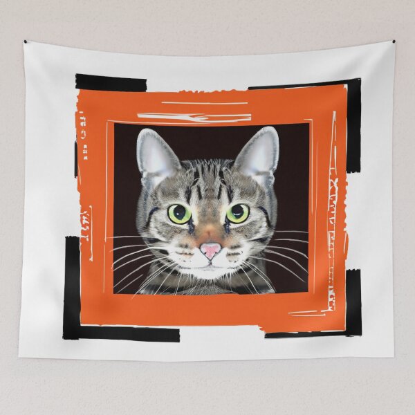 Item preview, Cat Abstract - 04 designed and sold by SaturnSix.