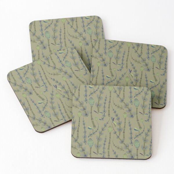 Item preview, Forest horsetail and dragonfly  designed and sold by seredovandesign.