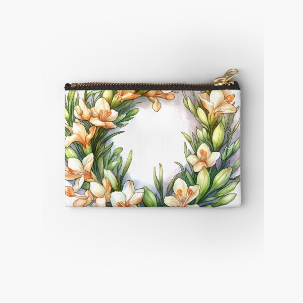 Item preview, Freesias Wreath Clipart, Fragrant Blooms, Sweet Florals, Lovely Freesias, Scented Bouquet, Delicate Beauty, Petal Perfection designed and sold by CoolorPainting.