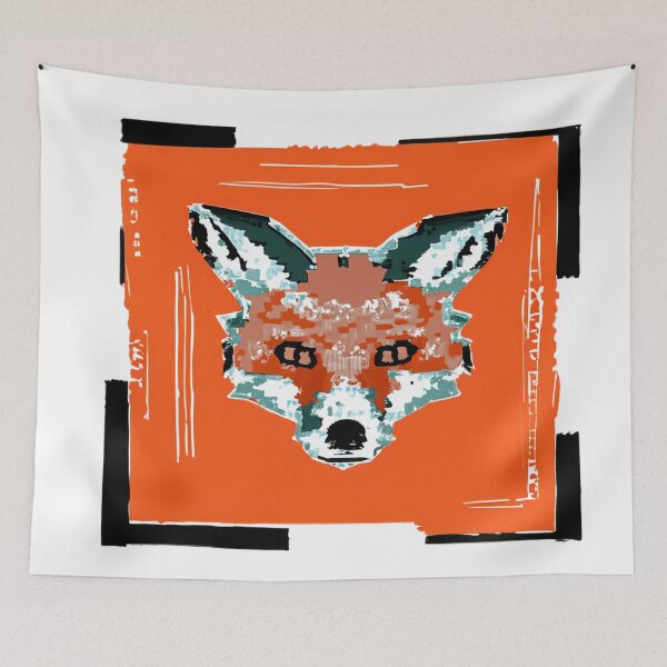 Item preview, Fox Abstract designed and sold by SaturnSix.