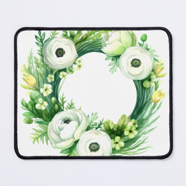 Item preview, Ranunculus Wreath Clipart, Delightful Blooms, Colorful Florals, Ruffled Ranunculus, Garden Bouquet, Romantic Beauty, Petal Bliss designed and sold by CoolorPainting.