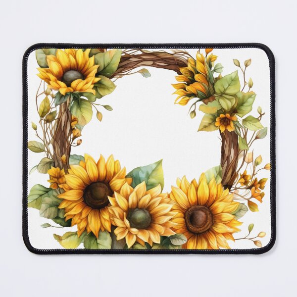 Item preview, Sunflowers Wreath Clipart, Radiant Blooms, Bold Florals, Cheerful Sunflowers, Happy Bouquet, Vibrant Delight, Petal Power designed and sold by CoolorPainting.