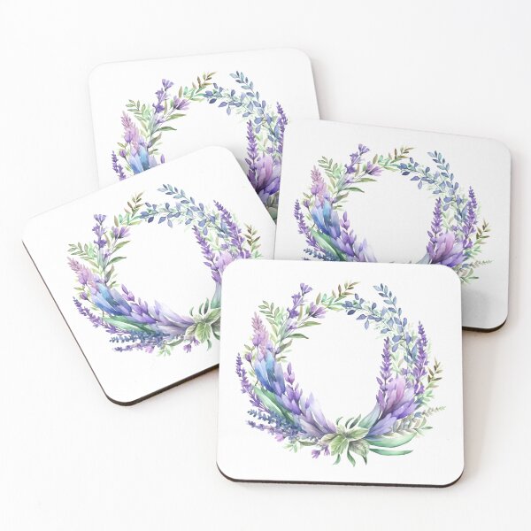 Item preview, Lavender Wreath Clipart, Fragrant Blooms, Calming Florals, Relaxing Lavender, Aromatherapy Bouquet, Serene Beauty, Petal Bliss designed and sold by CoolorPainting.