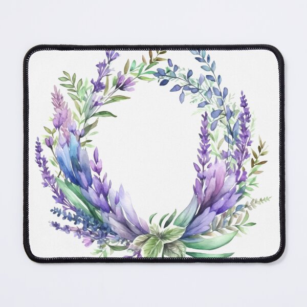 Item preview, Lavender Wreath Clipart, Fragrant Blooms, Calming Florals, Relaxing Lavender, Aromatherapy Bouquet, Serene Beauty, Petal Bliss designed and sold by CoolorPainting.