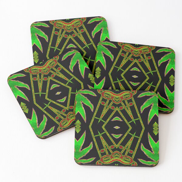 Item preview,  Music is my drug - music is my medicine - Funny attractive abstract graphics with a harmonious geometric blend of herbs and musical notation symbols.  designed and sold by Ralek.