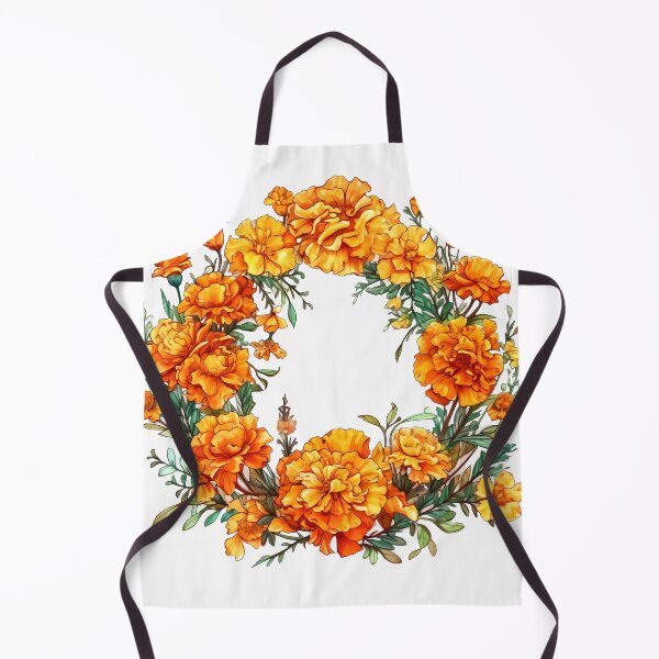 Item preview, Marigolds Wreath Clipart, Vibrant Blooms, Festive Florals, Bold Marigolds, Celebratory Bouquet, Colorful Delight, Playful Petals designed and sold by CoolorPainting.