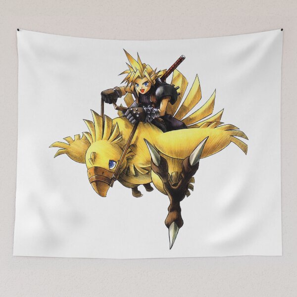 Item preview, Cloud Chocobo Racing FF7 designed and sold by craftyartsdigi.