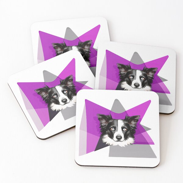 Item preview, Border Collie Dog Abstract designed and sold by SaturnSix.