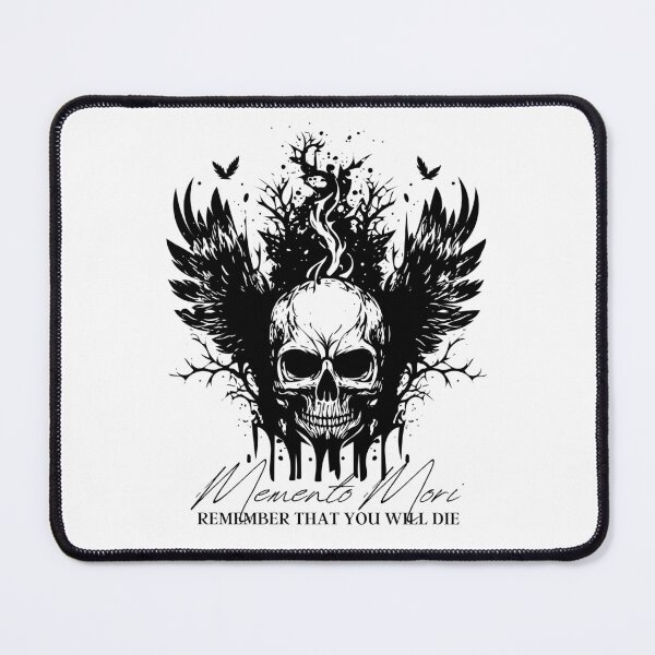 Item preview, memento mori designed and sold by addict2reading.
