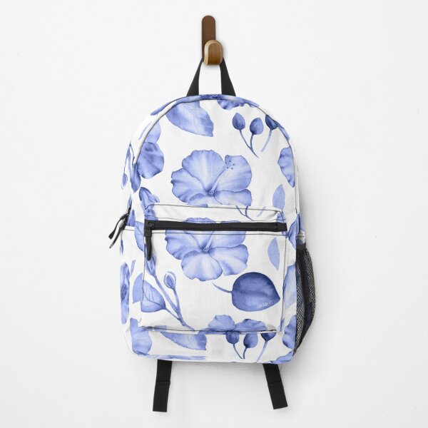 Item preview, Hibiscus flower pattern - blue violet designed and sold by Sankarin.