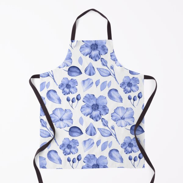 Item preview, Hibiscus flower pattern - blue violet designed and sold by Sankarin.