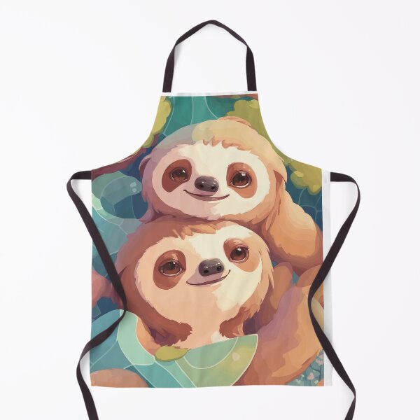 Item preview, Stacked Sloths Pair designed and sold by BamboozledCo.
