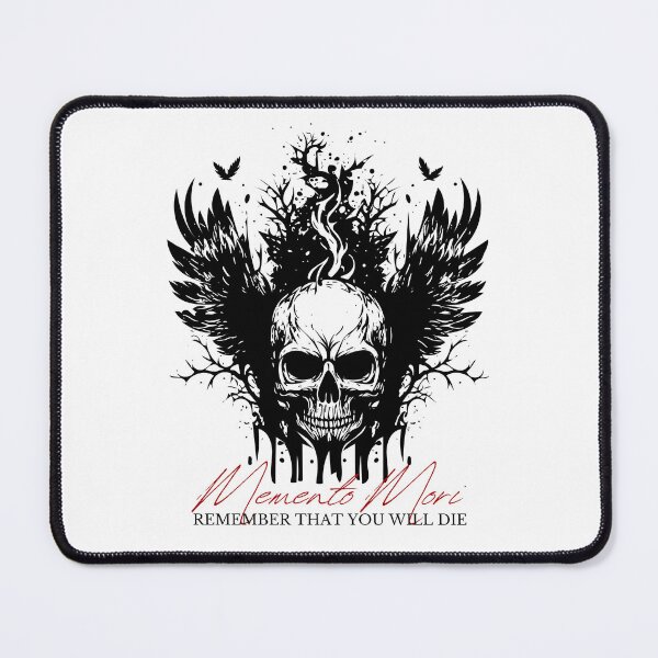 Item preview, memento mori designed and sold by addict2reading.
