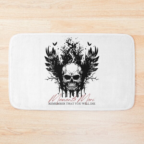 Item preview, memento mori designed and sold by addict2reading.