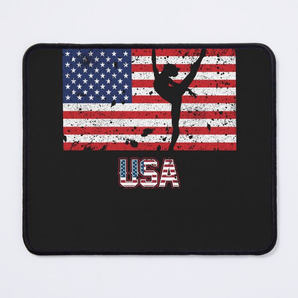 Item preview, American Flag Gymnastics Shirt designed and sold by JameJoyDesigner.