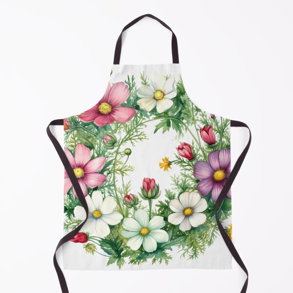 Item preview, Cosmos Wreath Clipart, Airy Blooms, Joyful Florals, Charming Cosmos, Summer Bouquet, Playful Petals, Garden Delight designed and sold by CoolorPainting.