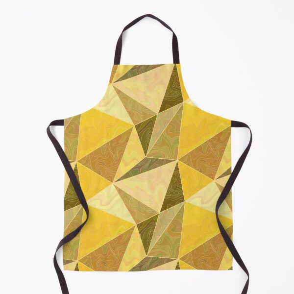 Item preview, Abstract gold and yellow 3d low polygonal marbled pattern designed and sold by Osting.
