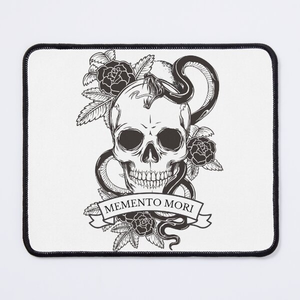 Item preview, memento mori designed and sold by addict2reading.