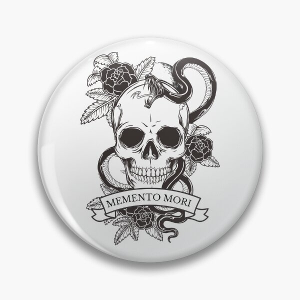 Item preview, memento mori designed and sold by addict2reading.