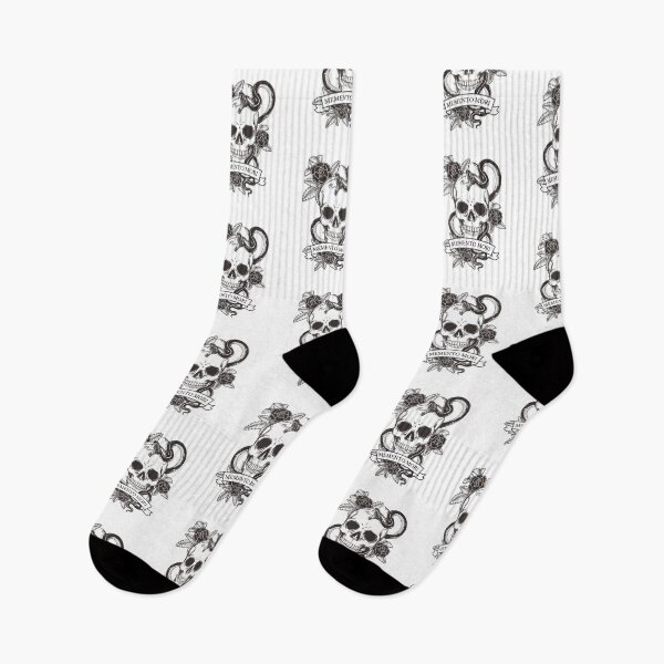 Item preview, memento mori designed and sold by addict2reading.
