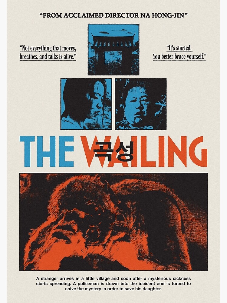 The Wailing Poster for Sale by StillNoise  Redbubble