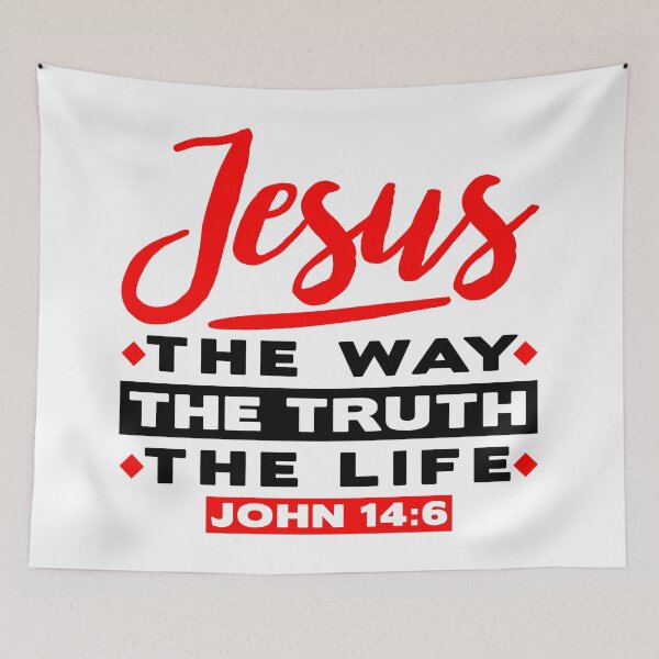 Item preview, John 14:6 Jesus The Way The Truth The Life designed and sold by plushism.