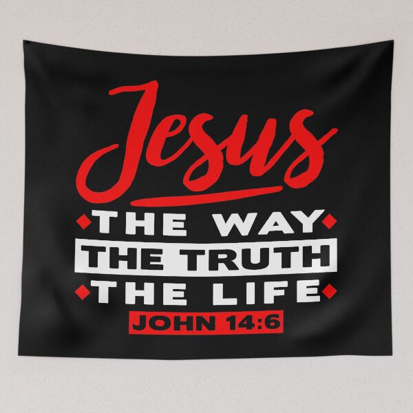 Item preview, John 14:6 Jesus The Way The Truth The Life designed and sold by plushism.