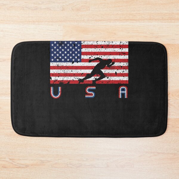 Item preview, American Flag Track Team T Shirt designed and sold by JameJoyDesigner.