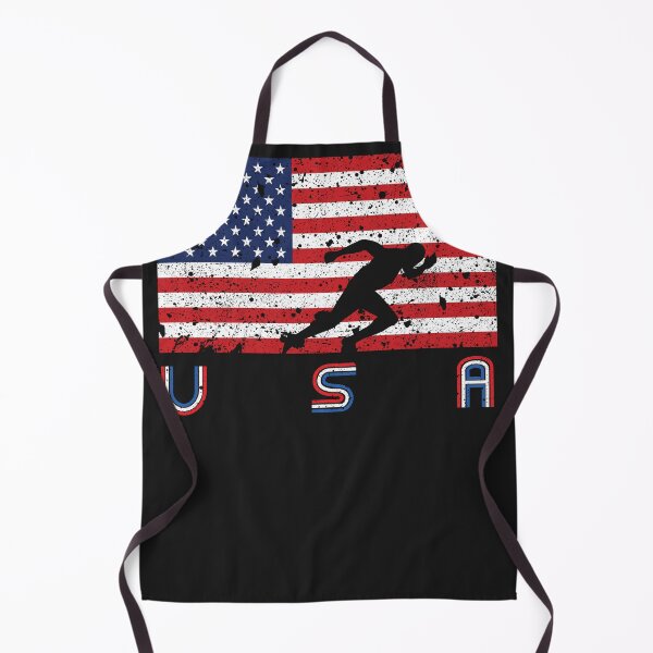 Item preview, American Flag Track Team T Shirt designed and sold by JameJoyDesigner.