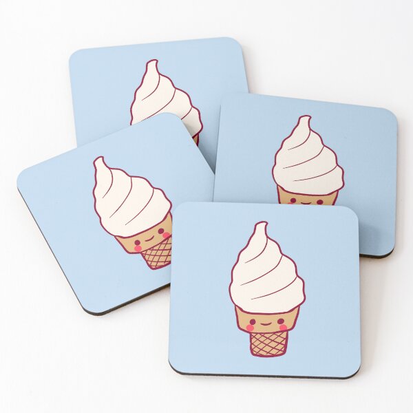 Item preview, Vanilla ice cream illustration  designed and sold by Mayarart.