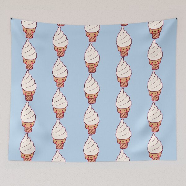 Item preview, Vanilla ice cream illustration  designed and sold by Mayarart.
