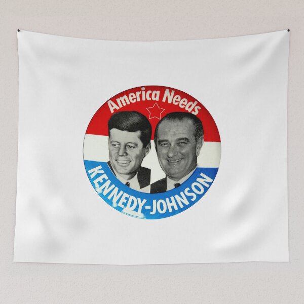 Item preview, Kennedy - Johnson 1960 Presidential Campaign Button designed and sold by Chunga.