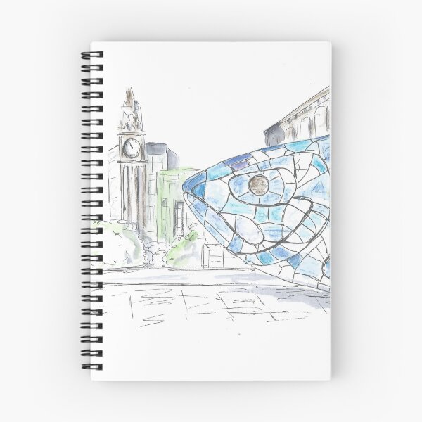 Item preview, The Big Fish, Belfast pen drawing designed and sold by DebTheZeb.