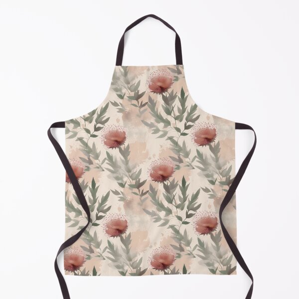 Item preview, Beautiful Native Australian wallpaper for bookcovers and homewares. Melaleuca and blooming flowers, buds and leaves on light background 7 designed and sold by NatTex.