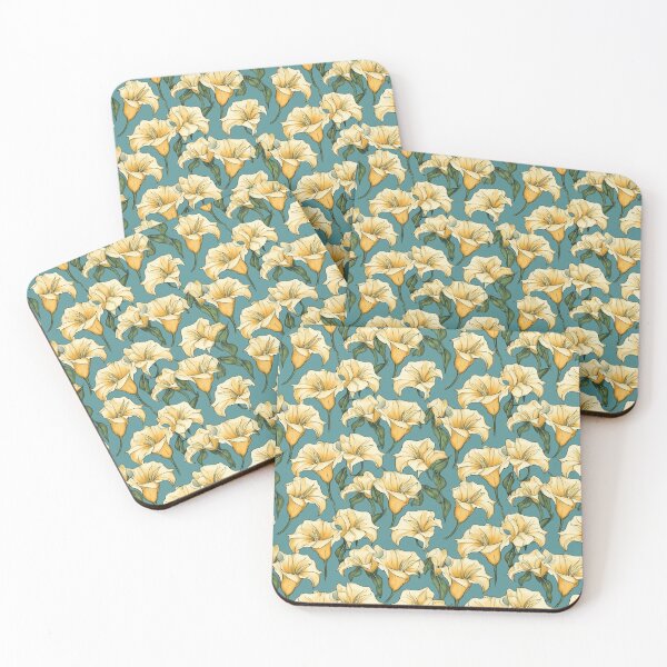 Item preview, Yellow floral pattern  designed and sold by florallover444.