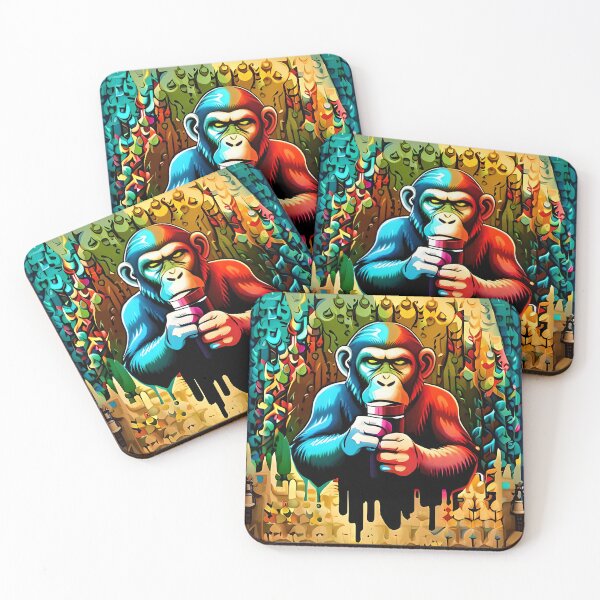 Item preview, Graffiti Inspired Monkey designed and sold by Evolved Ape.