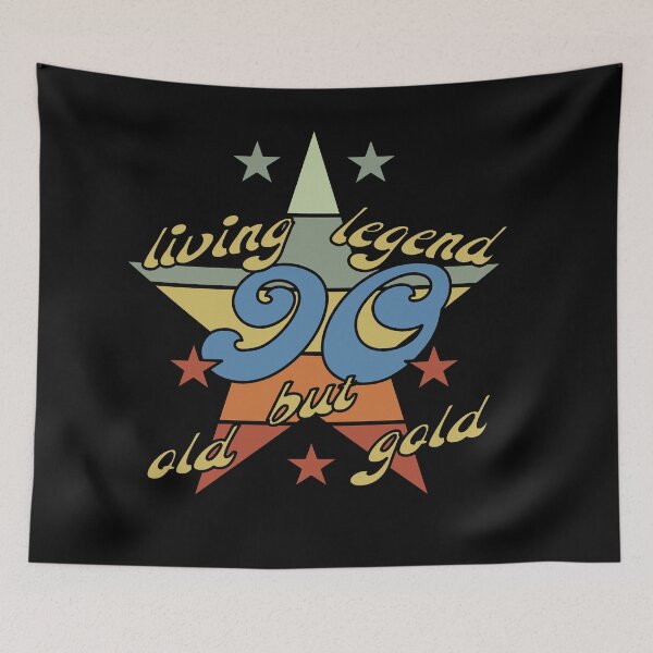 Item preview, 90 years birthday, old but gold vintage designed and sold by MaveArts.