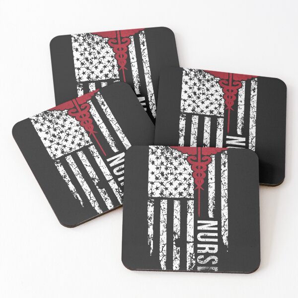 Item preview, American Nurse USA Flag Tee Shirt designed and sold by JameJoyDesigner.