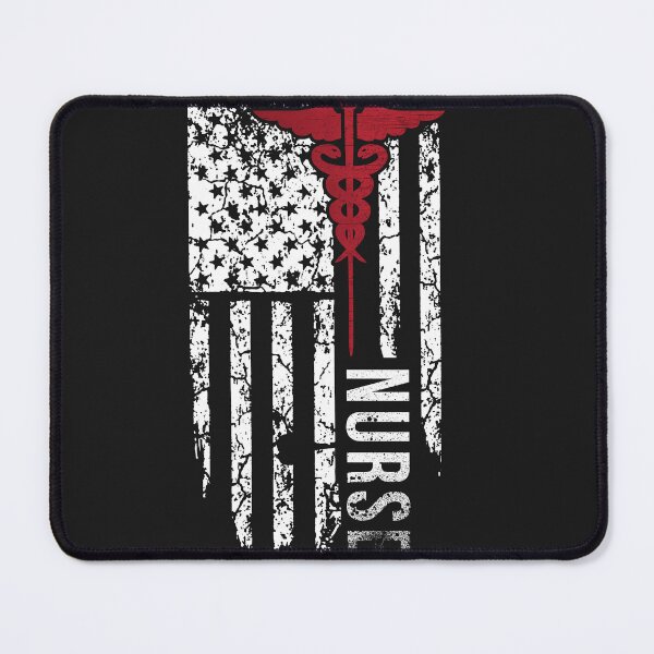 Item preview, American Nurse USA Flag Tee Shirt designed and sold by JameJoyDesigner.