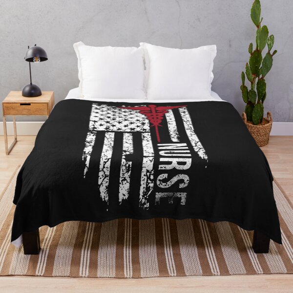 Item preview, American Nurse USA Flag Tee Shirt designed and sold by JameJoyDesigner.