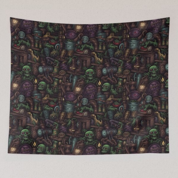 Item preview, Creepy Horror Print designed and sold by CreaturesLikeUs.