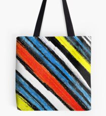 Colored Stripes (original drawing) Tote Bag