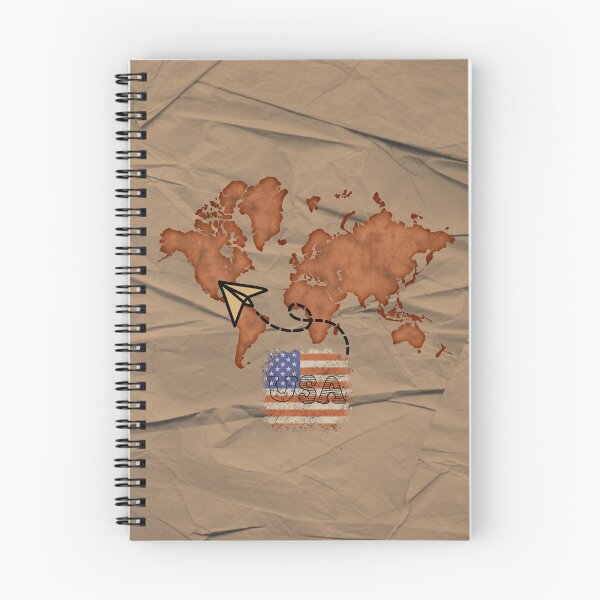 Item preview, World old map - destination USA designed and sold by RinaGArt.