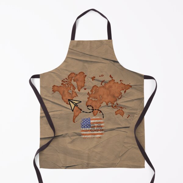 Item preview, World old map - destination USA designed and sold by RinaGArt.