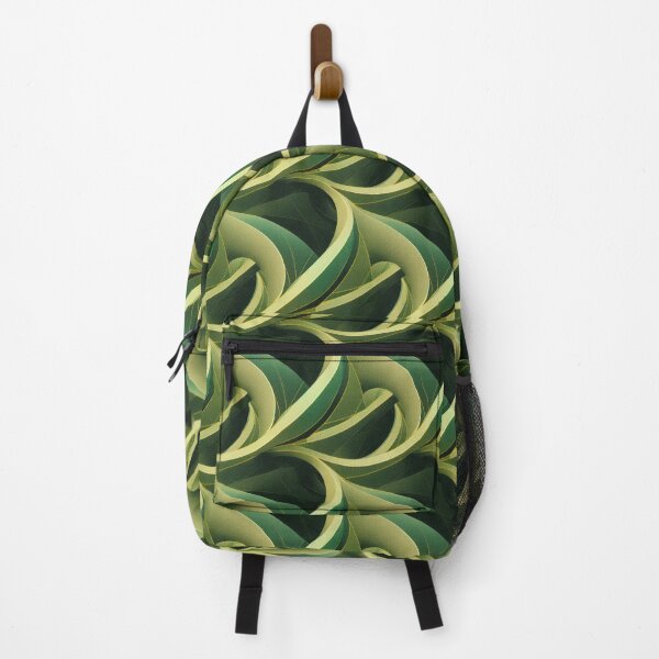 Item preview, Green Wave Pattern  Abstract Nature Design designed and sold by JojoArtEvo.