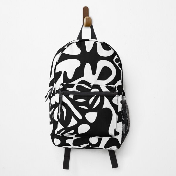 Item preview, Flower power black white papercut style designed and sold by badbug.