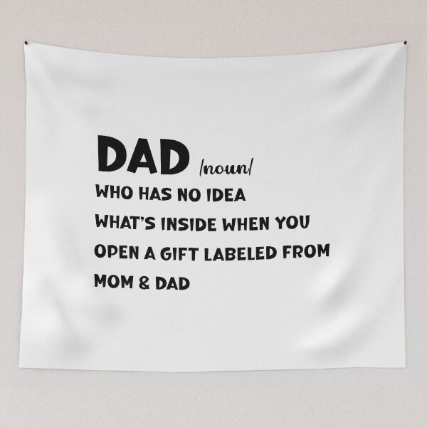 Item preview, Dad who has no idea - gift giving, funny def designed and sold by EmeraldeaArt.