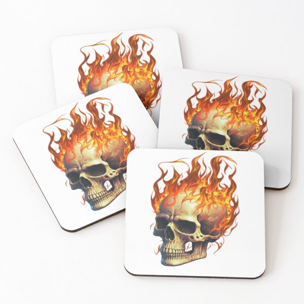 Item preview, Fire Skull #3 designed and sold by Trendy-Impulse.