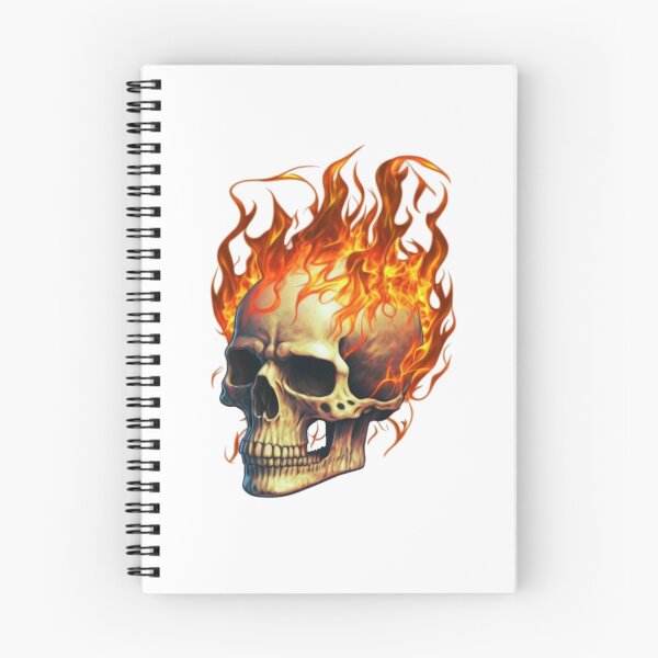 Item preview, Fire Skull #3 designed and sold by Trendy-Impulse.