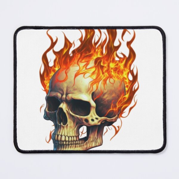 Item preview, Fire Skull #3 designed and sold by Trendy-Impulse.